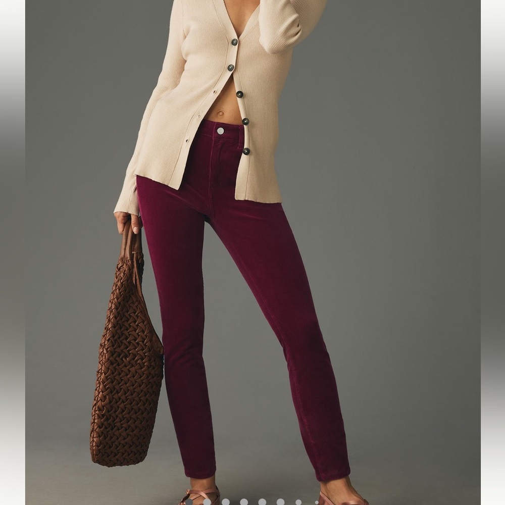 Anthropologie Pilcro Skinny Corduroy High-Rise Jeans